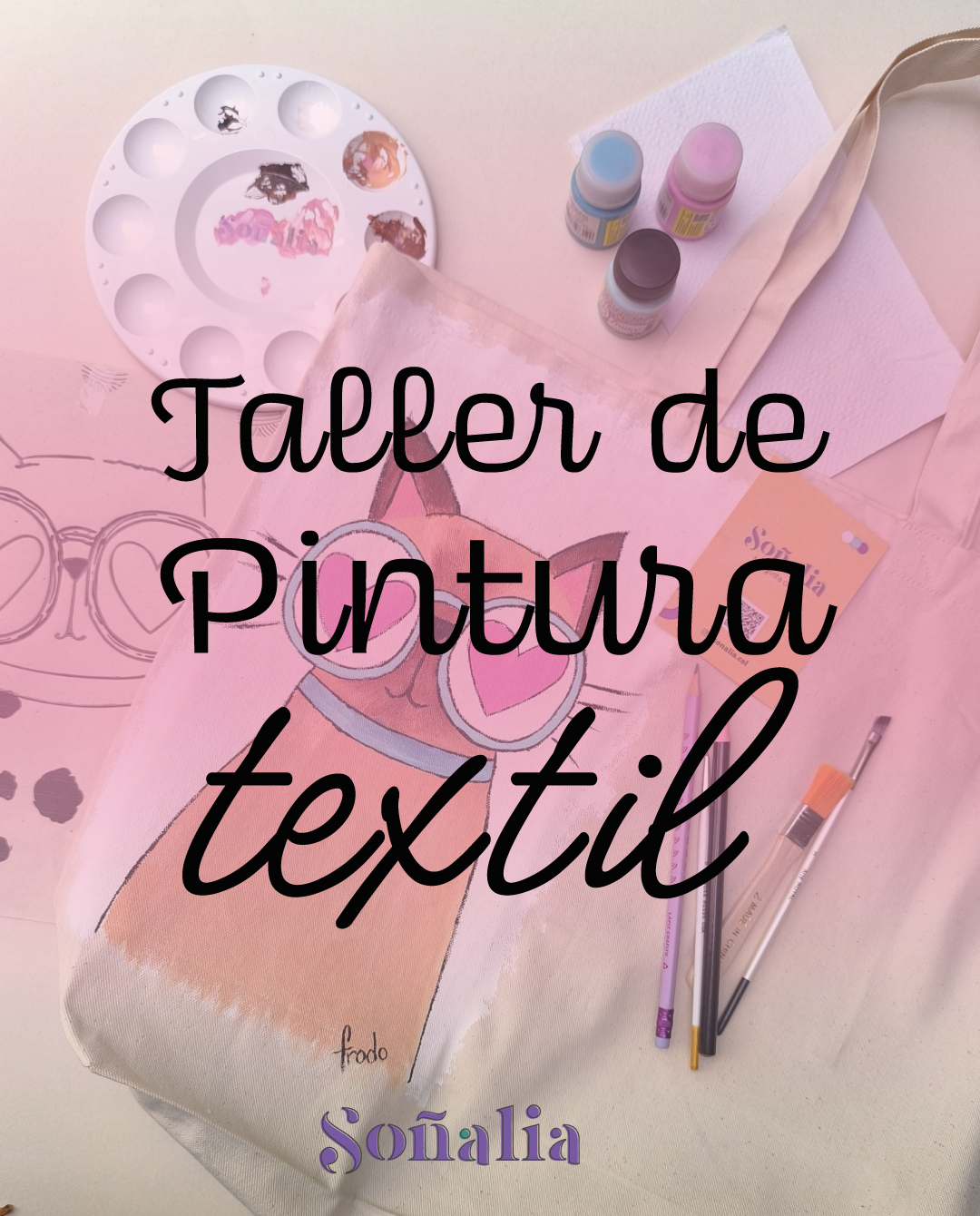 Taller de pintura Textil - 18 de abril 2026